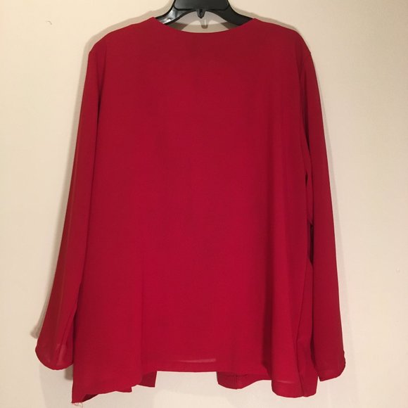 Women's 3-Piece Skirt Set Includes Skirt, Shell, and Long Sl. Jacket Size 16 - Picture 8 of 9